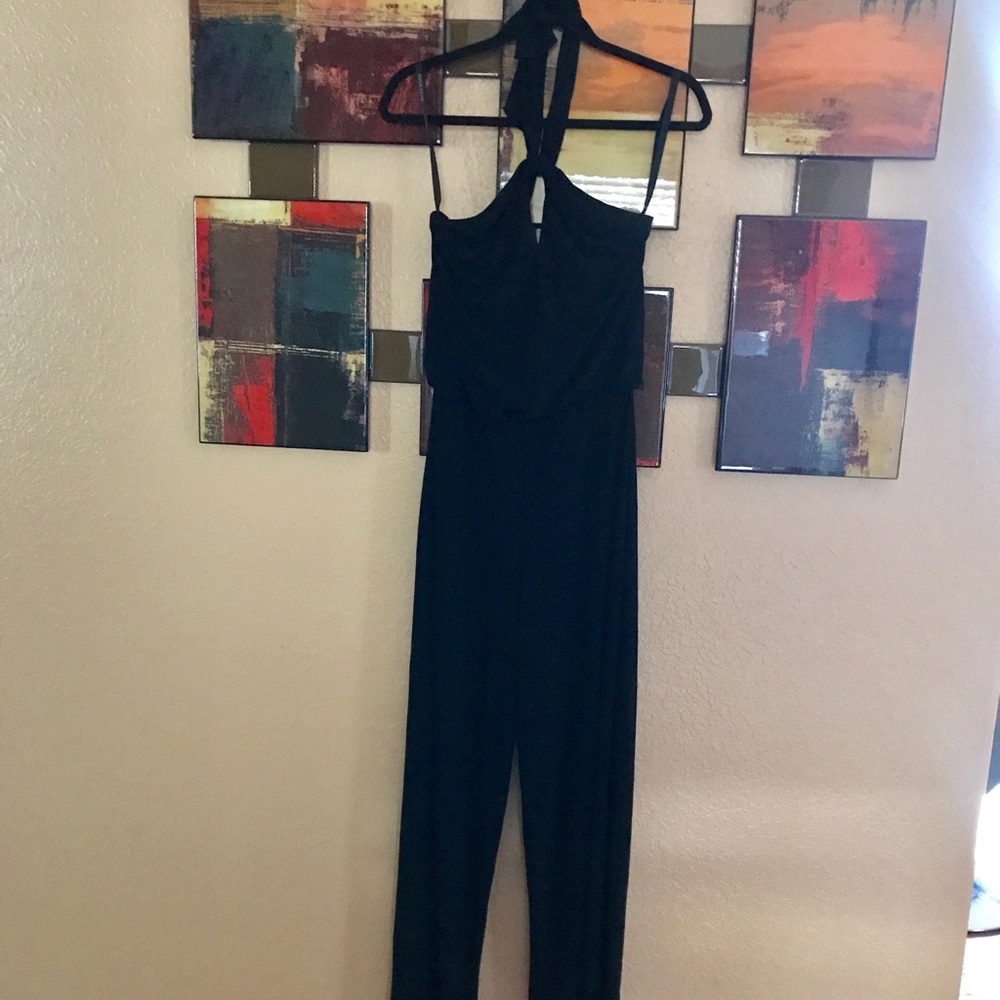 Bisou Bisou Black Halter Jumper Sz 4